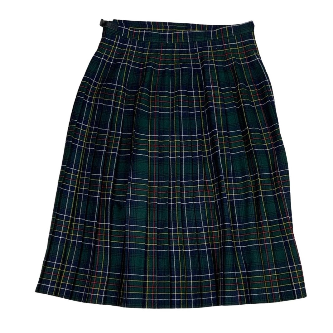 Vintage 'Jenners Edinburgh' Green White Red Yellow Black Blue Scottish Tartan Kilt M 16