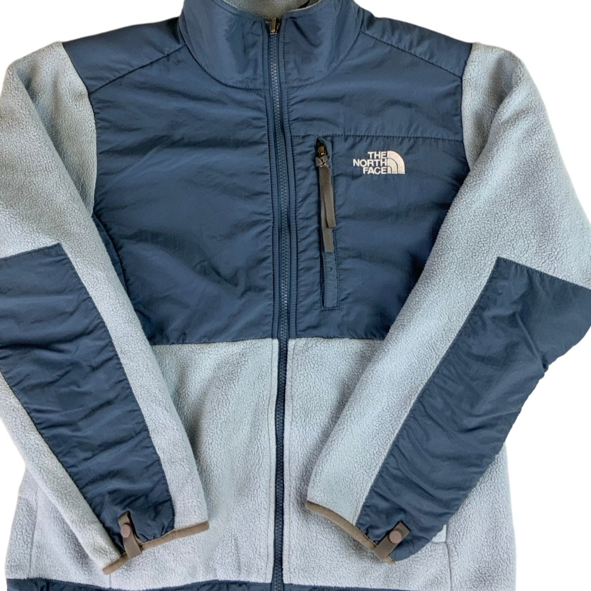 Light Blue Y2K Women's The North Face Fleece