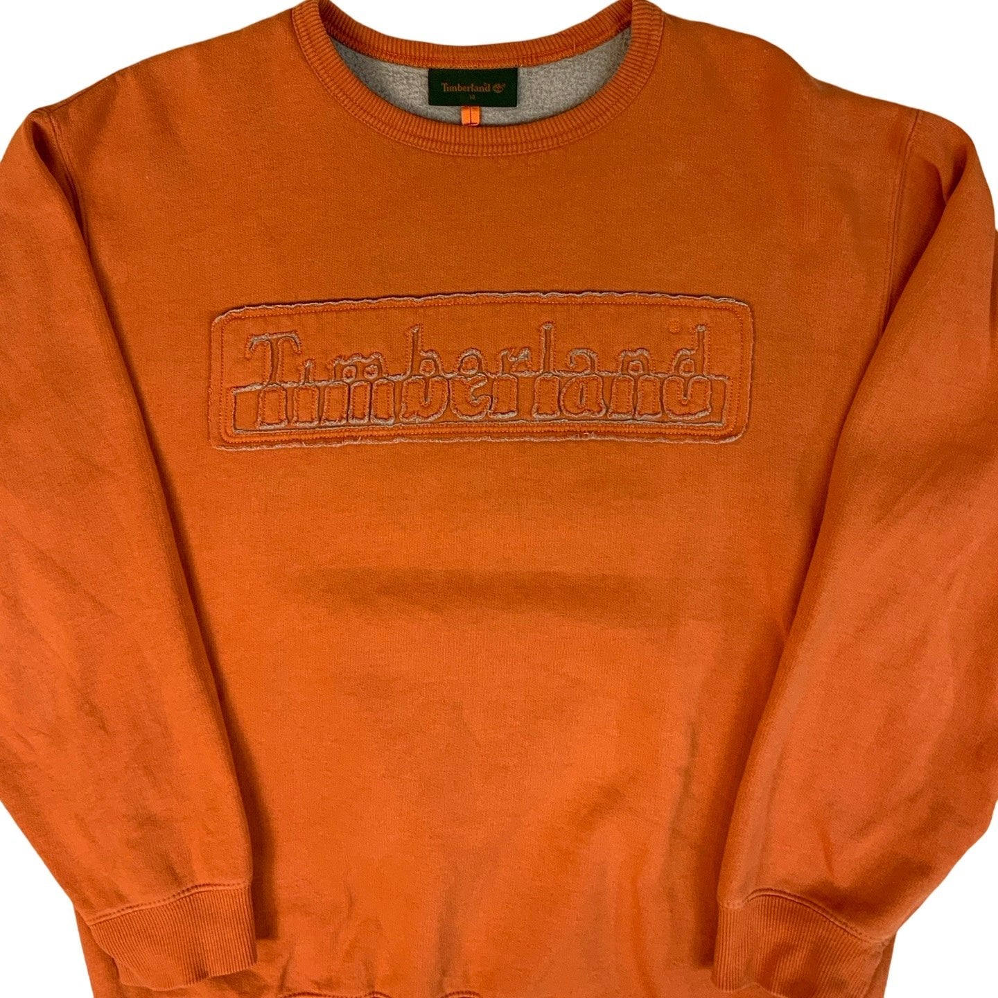 Vintage 90s Orange Timberland Sweatshirt