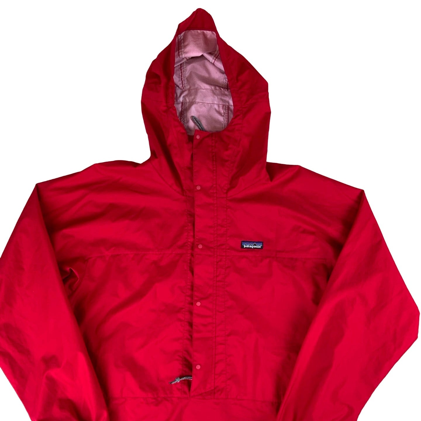 Pre-Loved Patagonia Red Hooded Waterproof Jacket M L