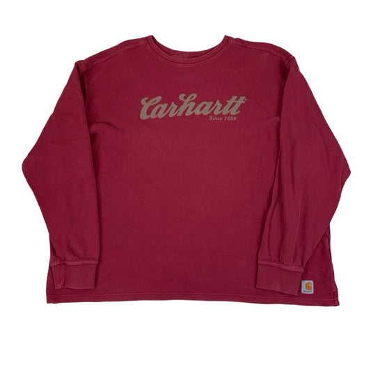 Red Carhartt Thermal Long Sleeve Top XL 2XL