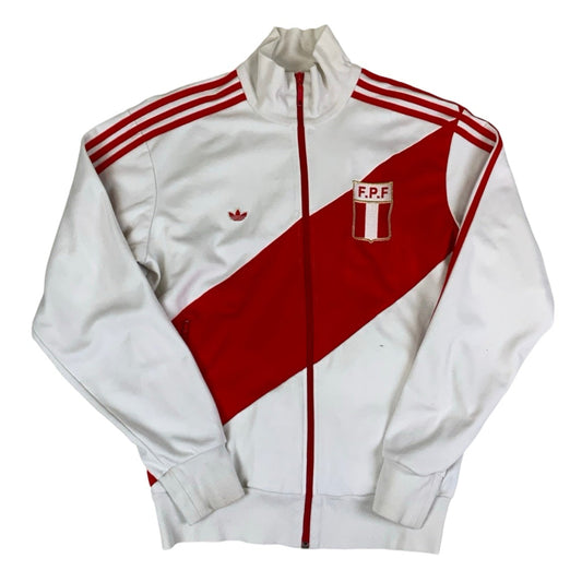 Vintage 2004-2006 Adidas Originals RARE Peru Football Track Jacket M L