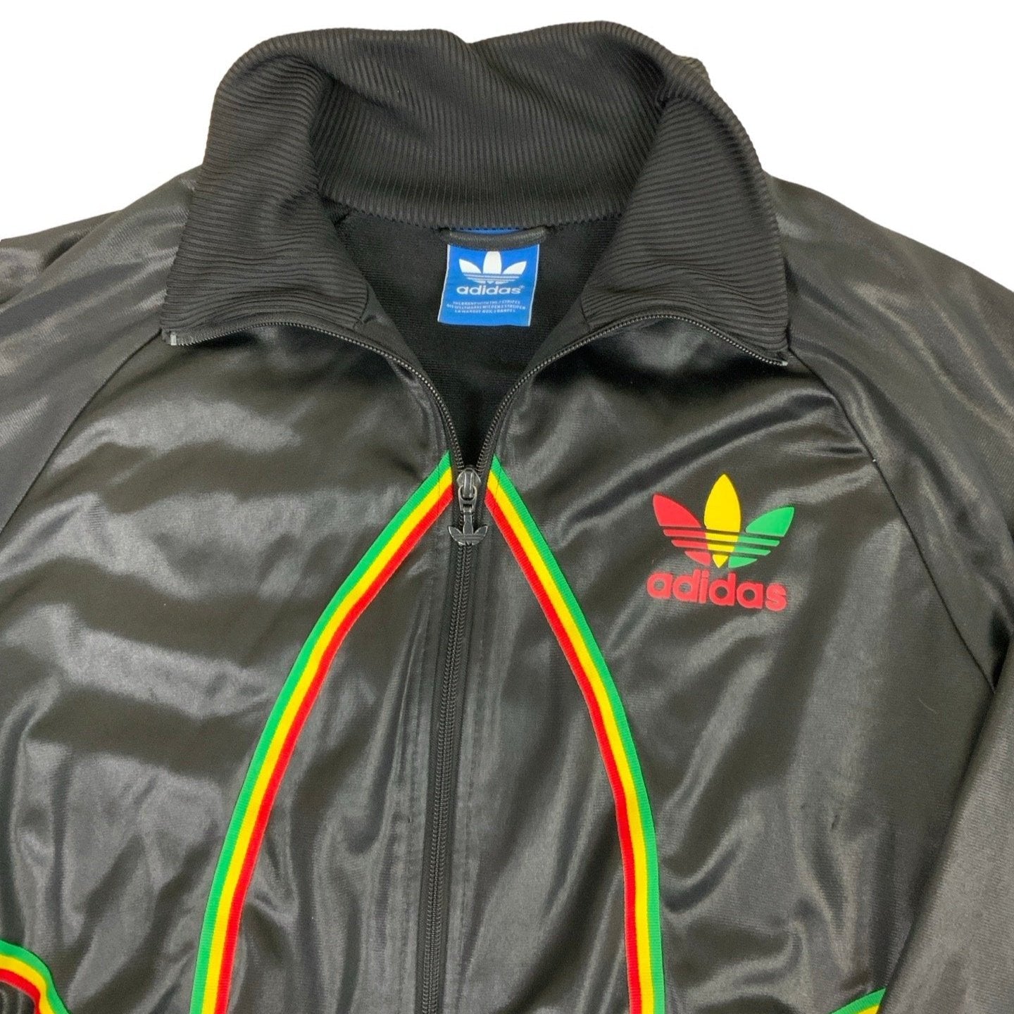 Retro Adidas Rasta Chile62 RARE Track Jacket S M