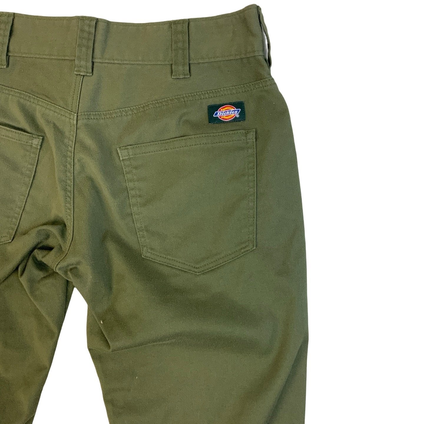 Vintage Dickies Khaki Green Chino Trousers 32W 36L