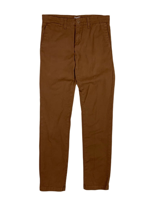 Brown Carhartt WIP Silm Chinos 28W