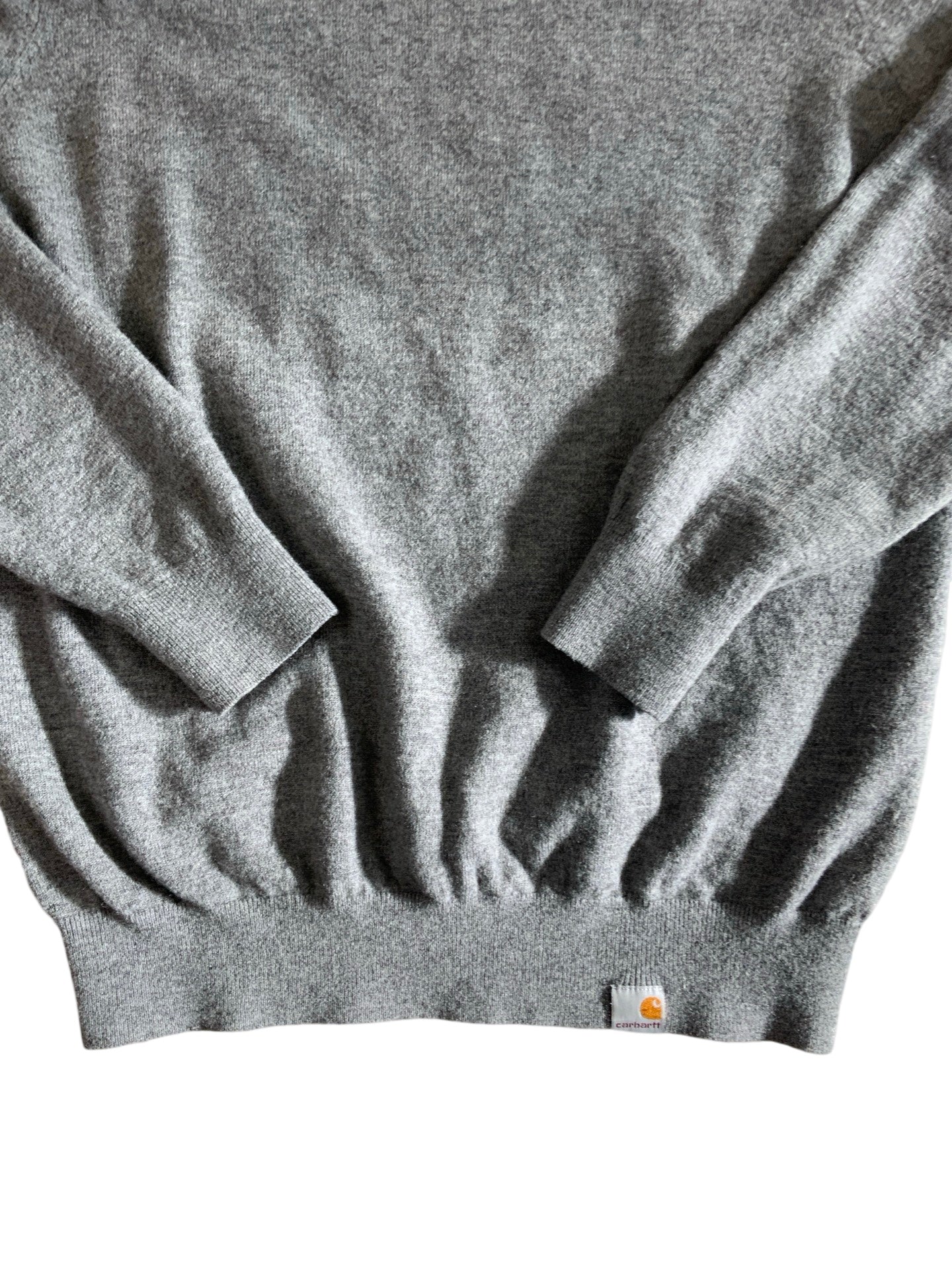 Grey Carhartt Work In Progress Knit Jumper XS S