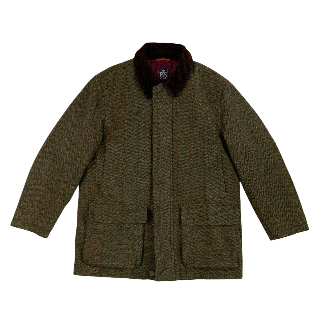 Vintage B. Von Schonfels Harris Tweed Jacket L