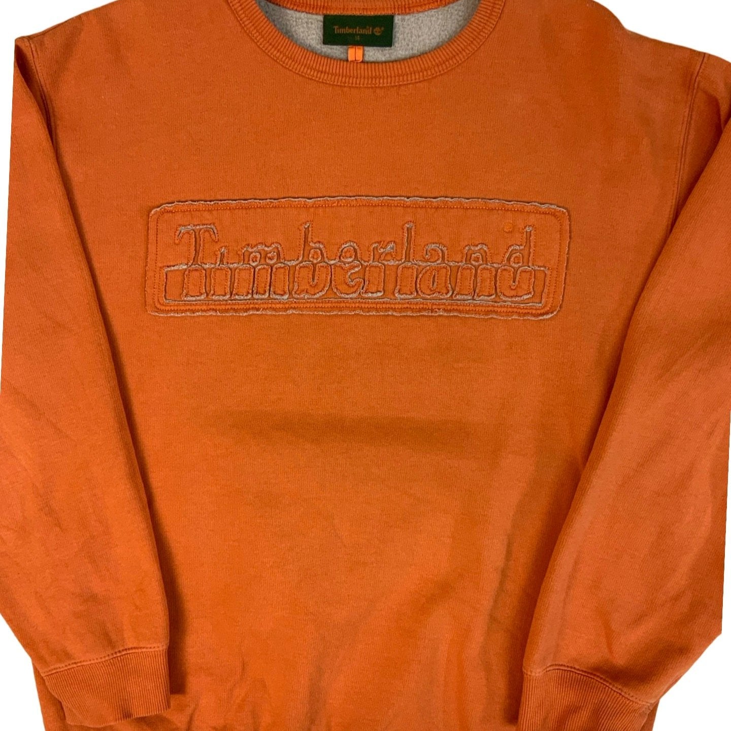 Vintage 90s Orange Timberland Sweatshirt