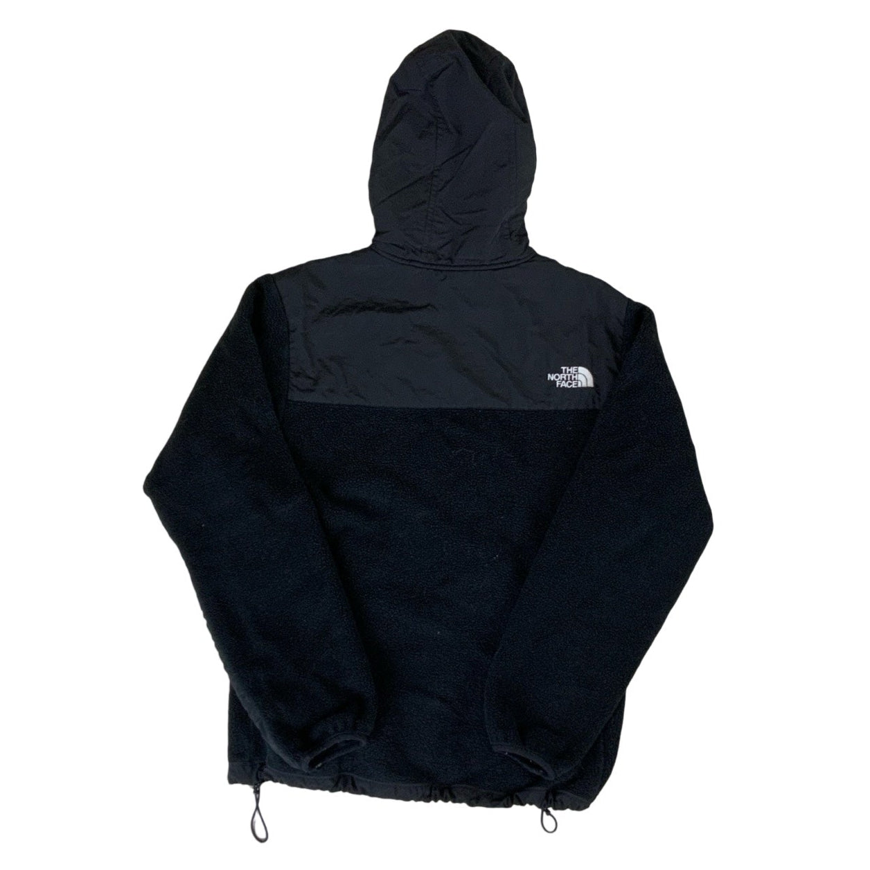 Black 00s The North Face Hooded Fleece Jacket L XL