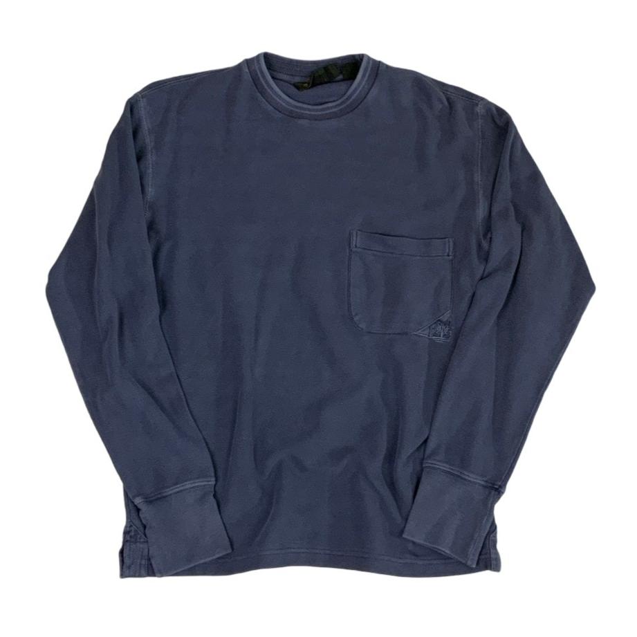 90s Timberland Navy Blue Long Sleeve Tee S M