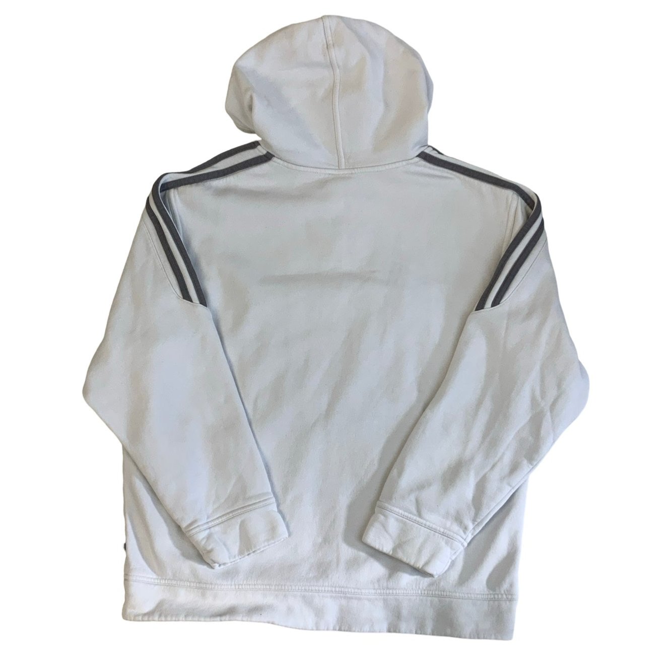 Vintage 90s White Adidas Sweatshirt Hoodie XL