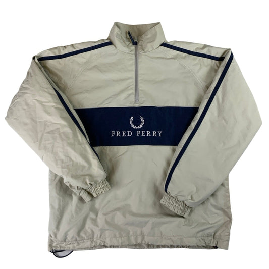 Vintage Cream & Navy Fred Perry Jacket XS S