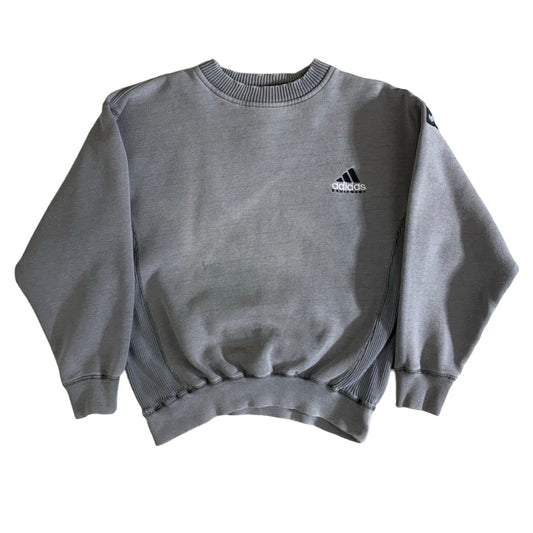 Adidas Equipment Grey Marl Sports Sweatshirt XS S