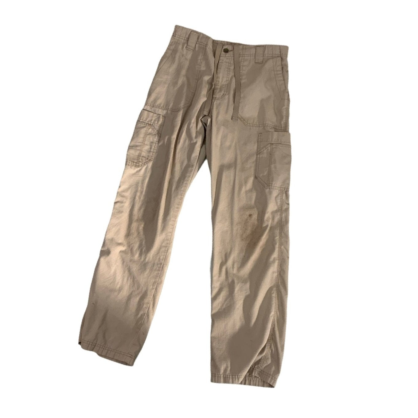 Carhartt Cream Lightweight Cargo Trousers 31W 42L