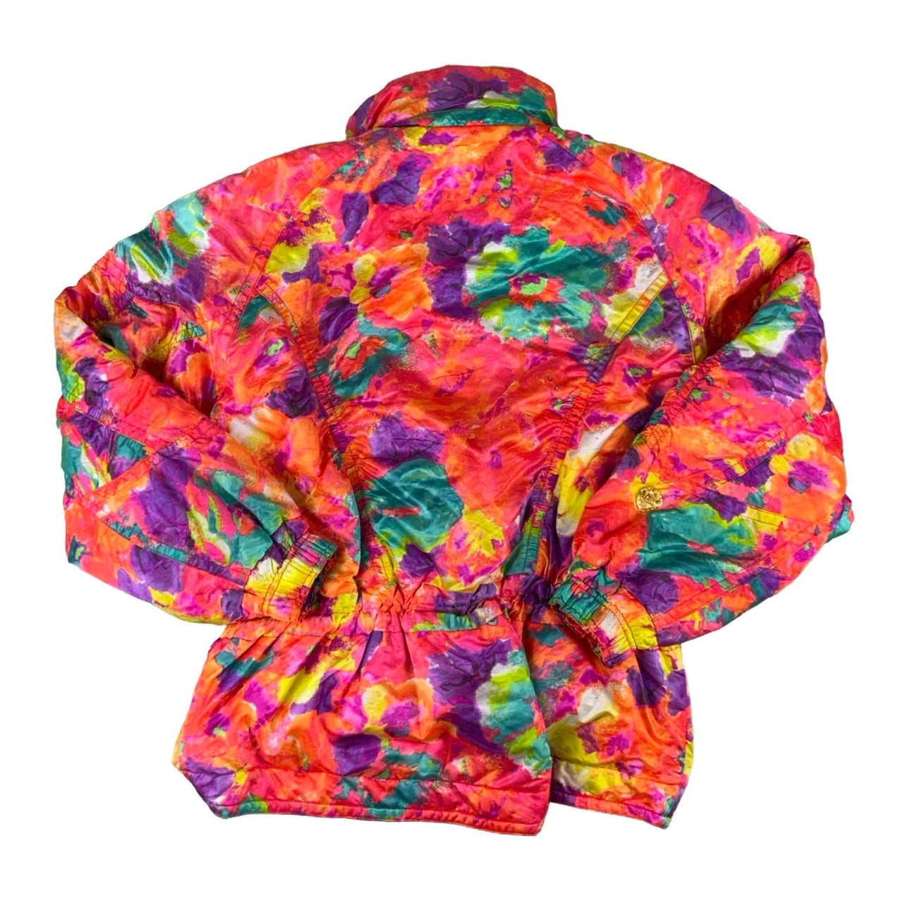 Vintage 90s Ellesse Bright Pattern Retro Ski Jacket M L