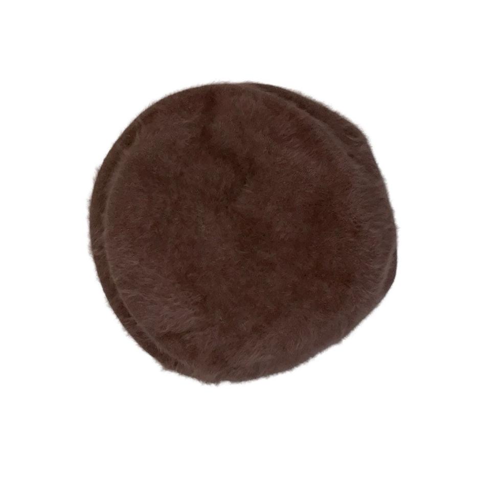 Vintage Brown 'Kangol' Fur Warm Russian-Style Bucket Beret Hat