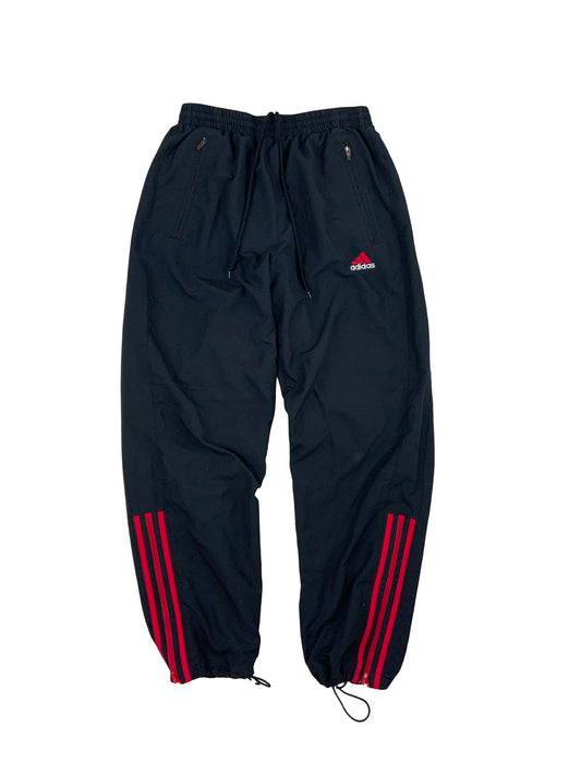 Y2k Adidas Black 3 Stripe Joggers S