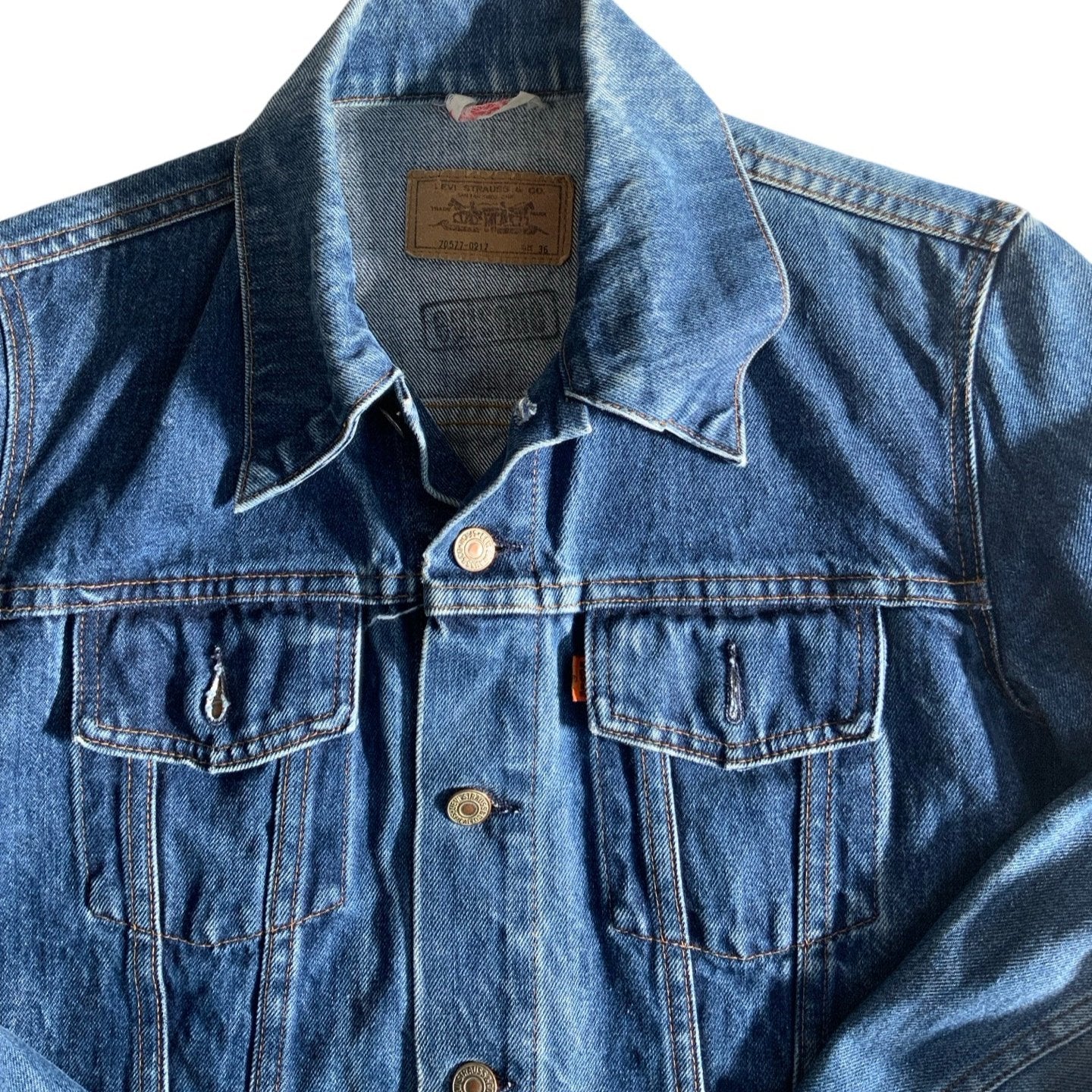 90s Vintage Levi Strauss & Co Denim Jacket S M 10 12