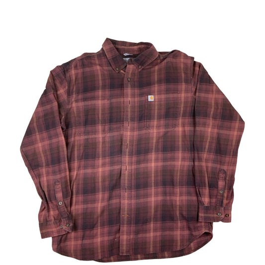 Carhartt Workwear Flannel Long-sleeve Shirt L XL