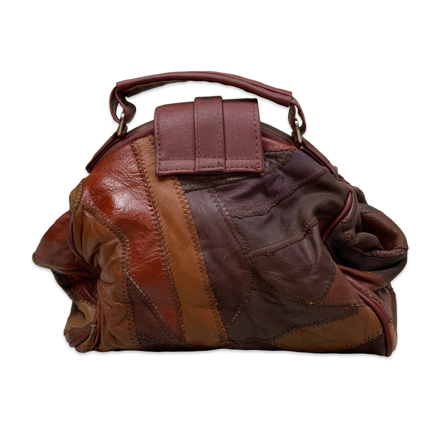 Vintage Patchwork Leather Handbag