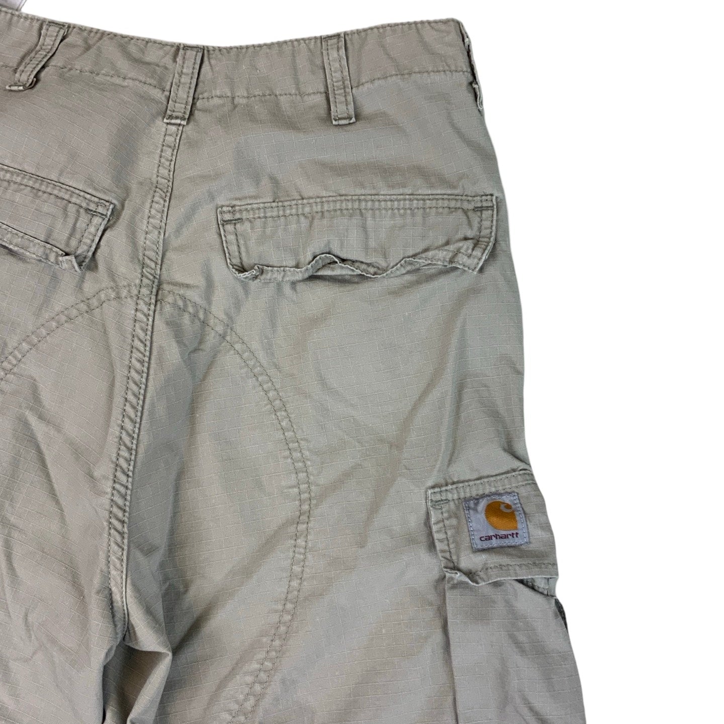 Carhartt Tan Work Wear Cargo Pocket Shorts W30