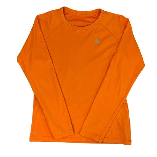 Vintage 90s ACG Nike FIT Orange Long Sleeve Tee M 16