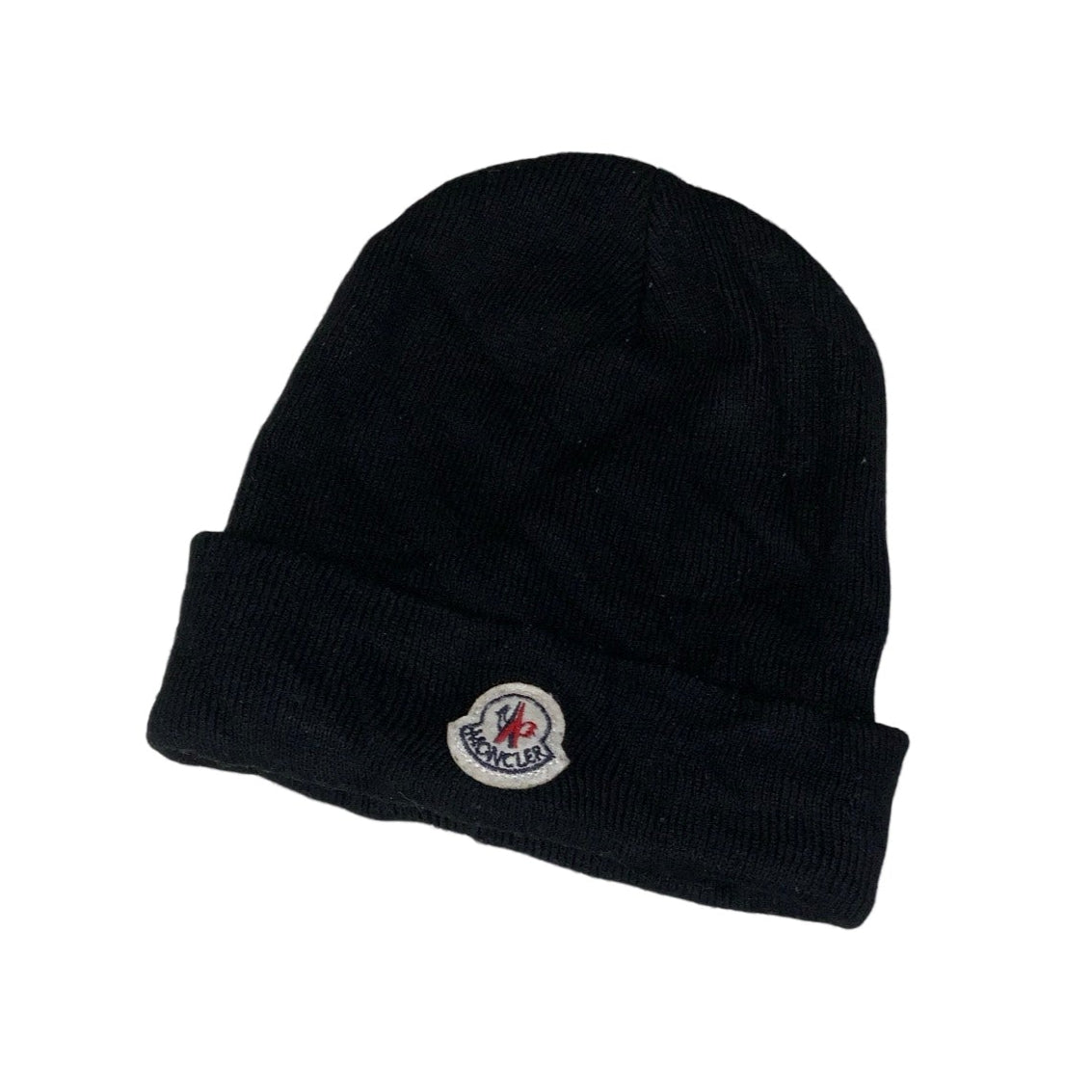 Vintage 90s 00s Moncler Black Thick Beanie Hat