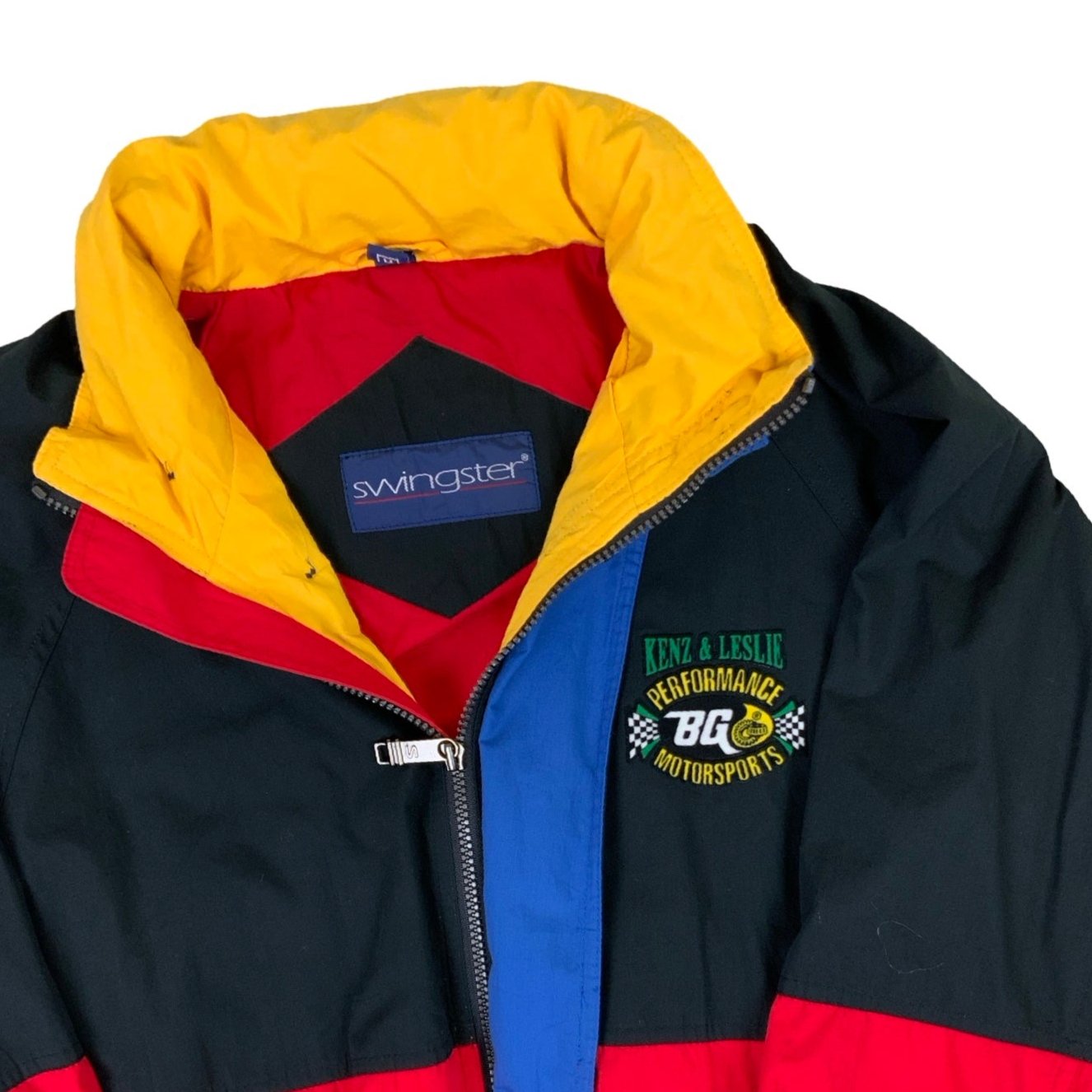 90s Vintage Kenz & Leslie Motosports Swingster Jacket S M