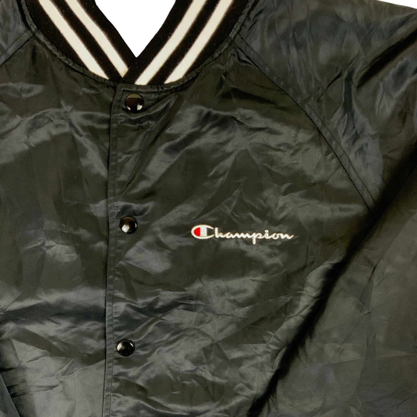 Vintage 90s 'Champion' Fleece Lined Bomber Jacket L