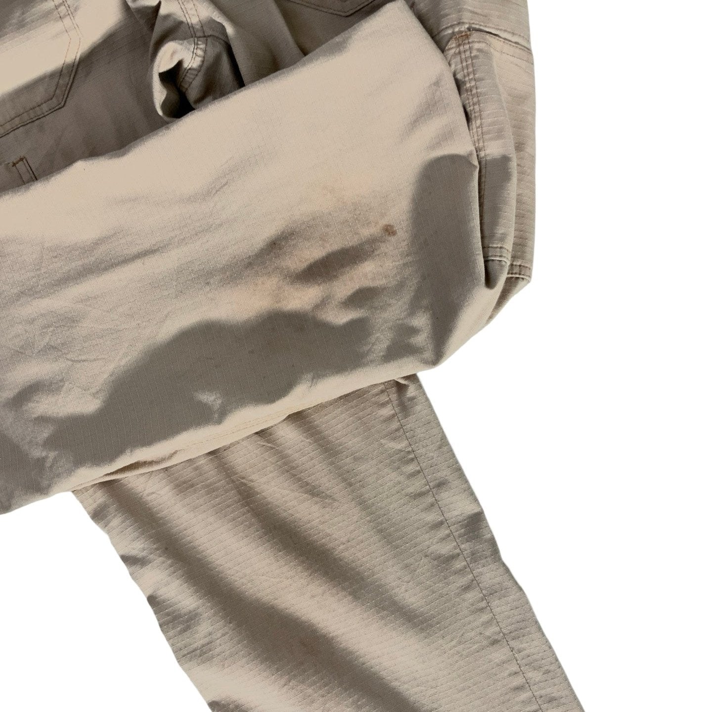 Carhartt Cream Lightweight Cargo Trousers 31W 42L