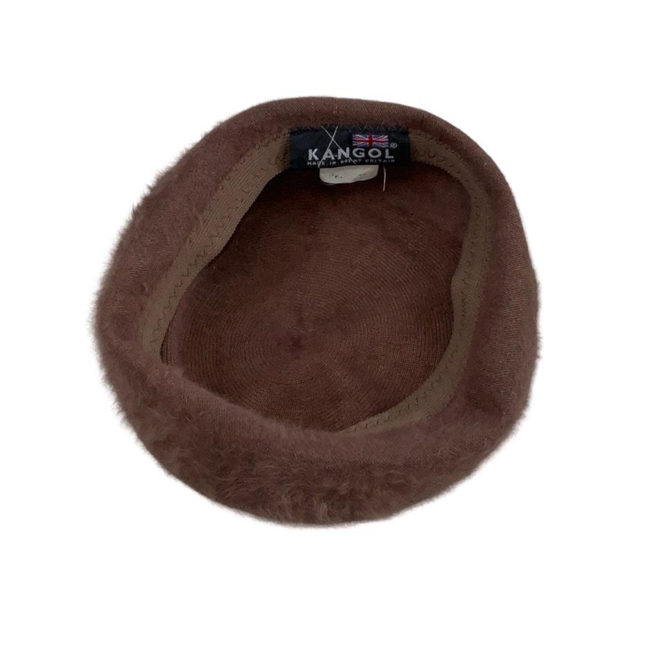 Vintage Brown 'Kangol' Fur Warm Russian-Style Bucket Beret Hat