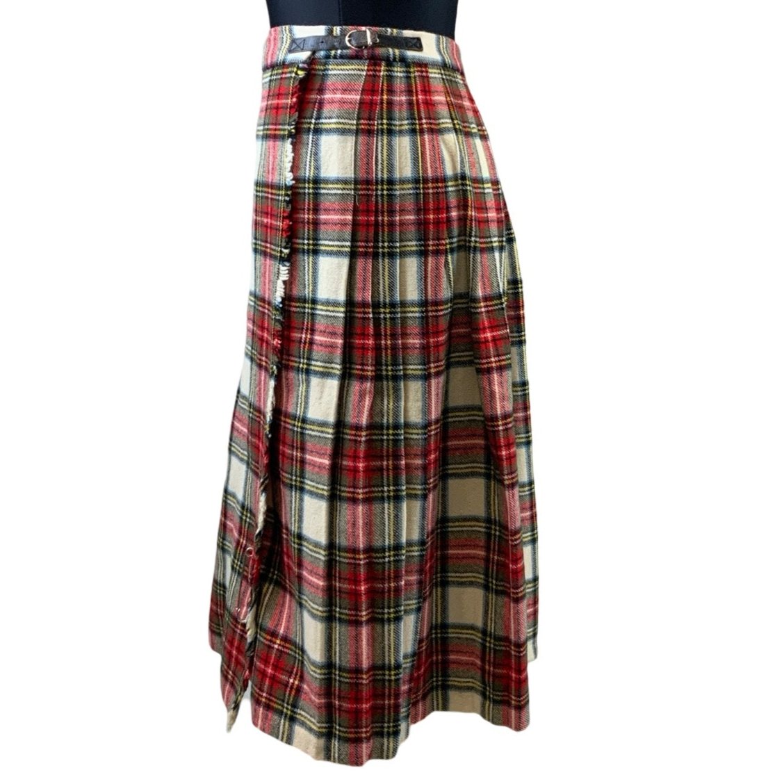 Vintage 'Gor-Ray' Scottish Red Blue White Kilt XS 8 10