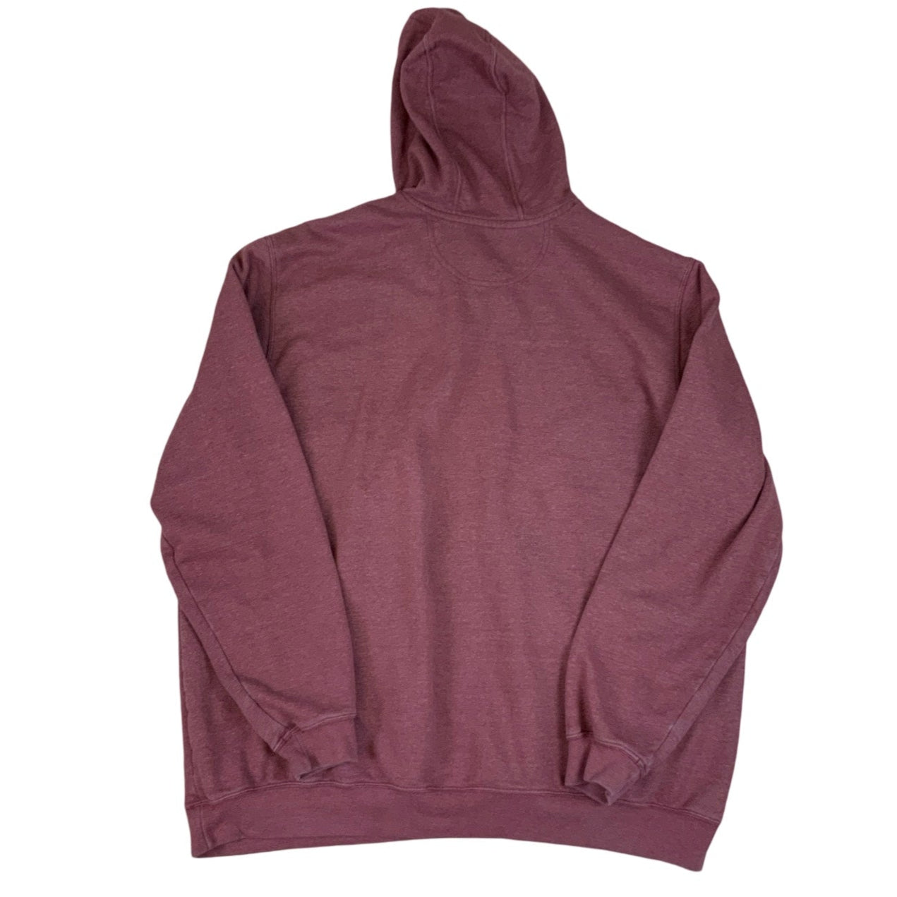 Burgundy Carhartt Workwear Spell Out Hoodie 2XL Tall