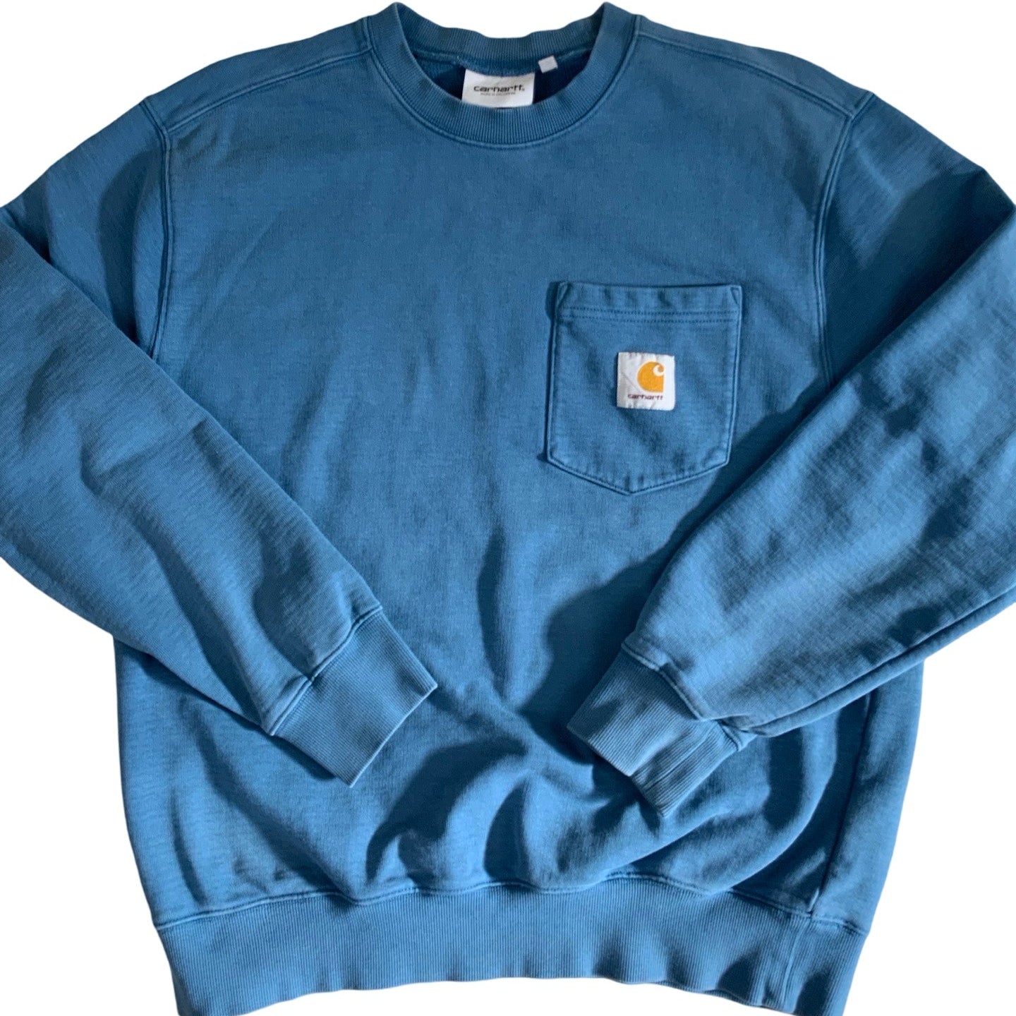 Carhartt WIP Single Pocket Thick Blue Sweatshirt S M