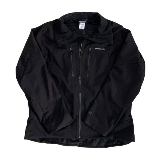 Vintage 'Patagonia' Black Windbreaker Outdoor Jacket L XL