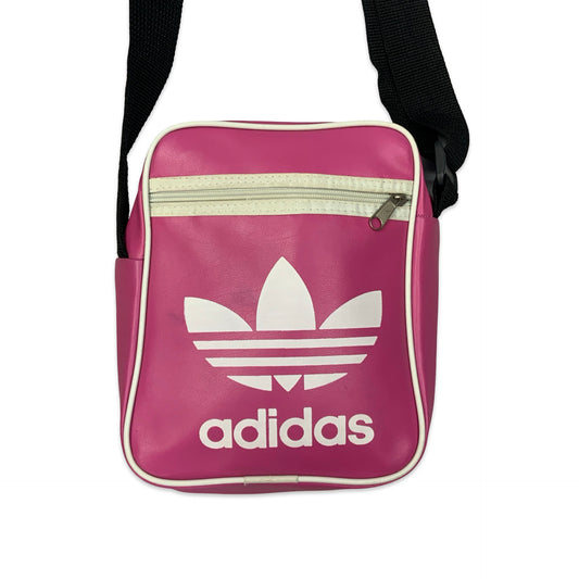 Y2K Pink & White Adidas Cross Body Bag