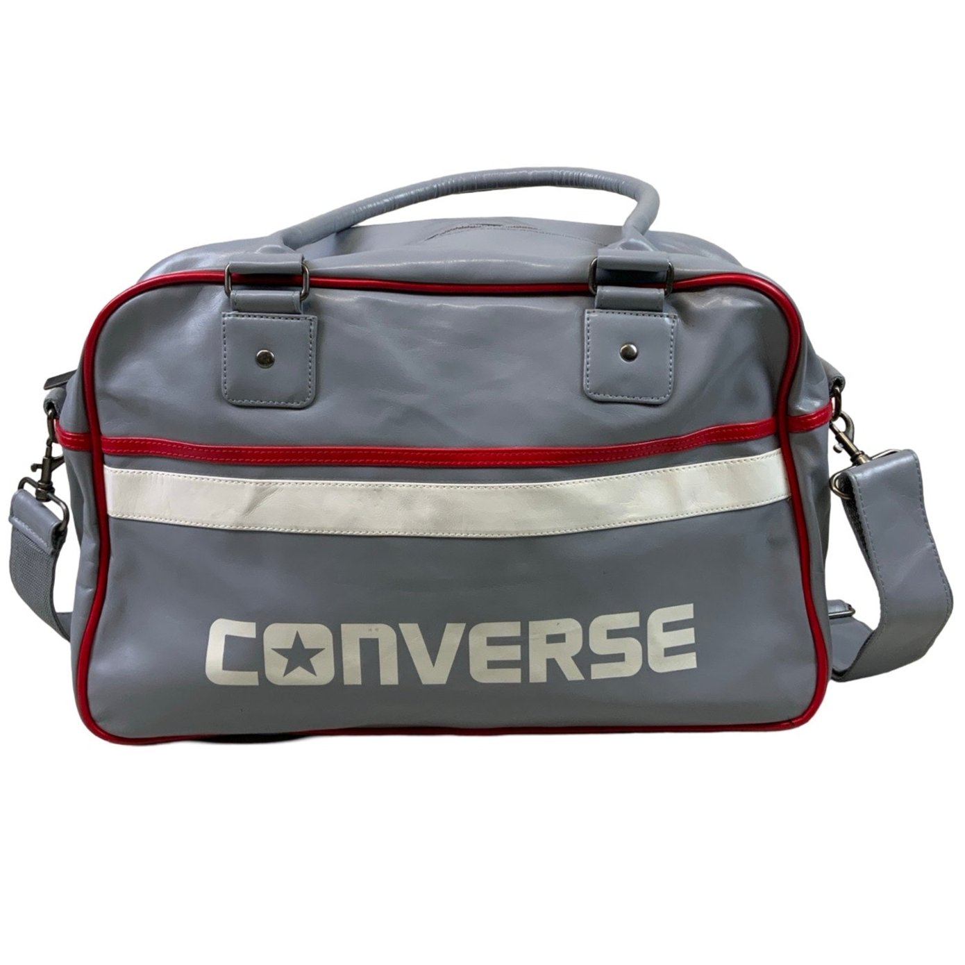 Converse Retro Grey Sports Messenger Bag