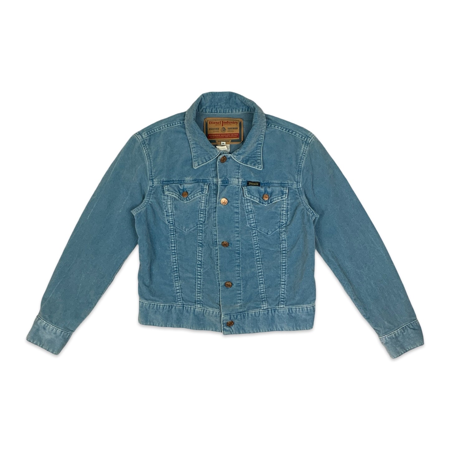 Y2K Baby Blue Diesel Jacket 12