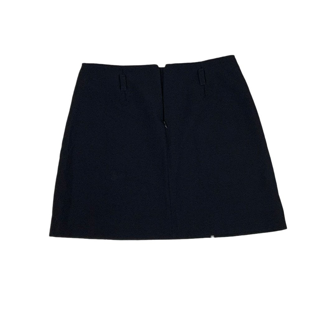 90s Black Mini Pencil Skirt XS 10 12