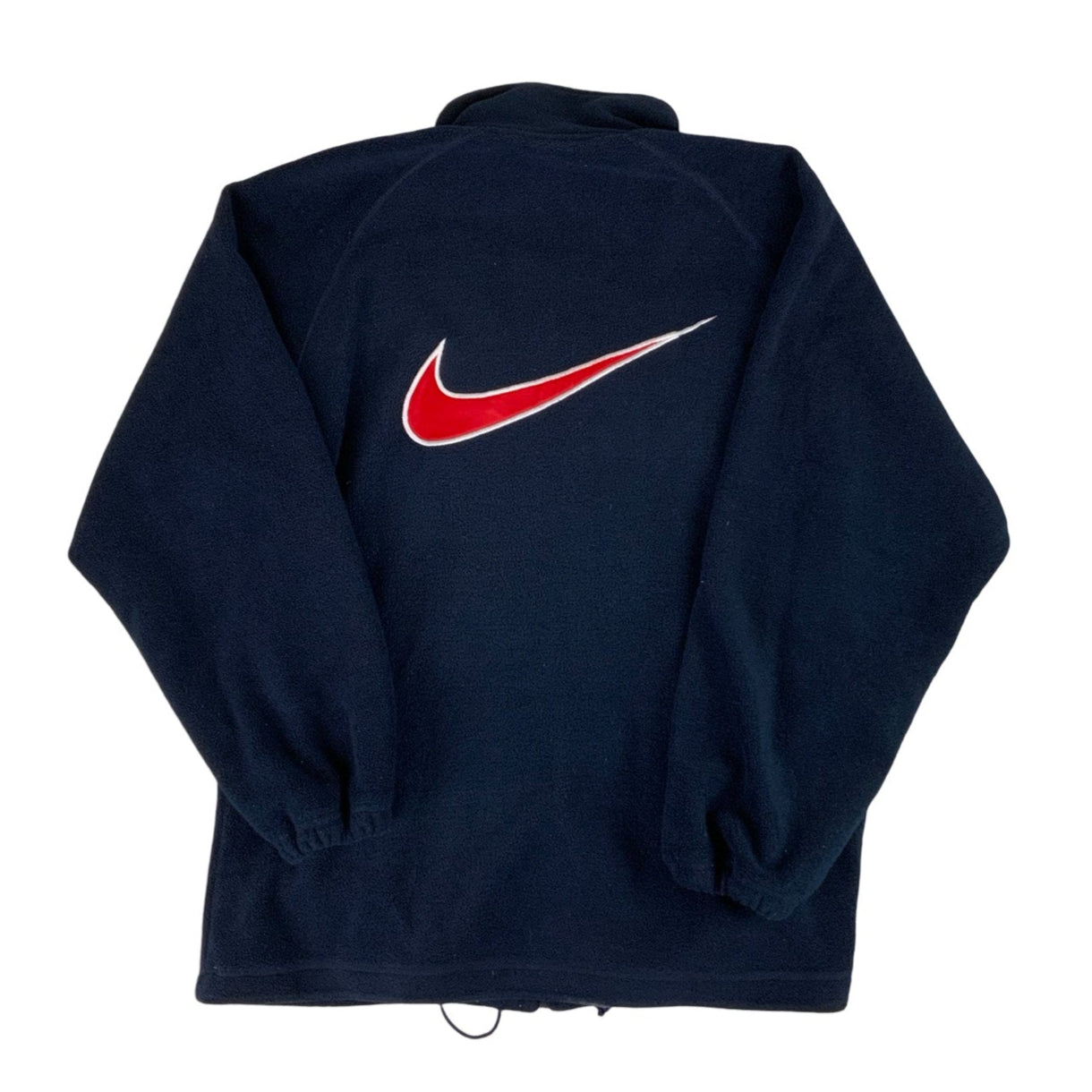 00s Vintage Nike Large Swoosh Navy Fleece L XL