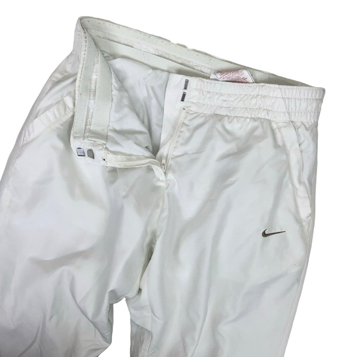 Vintage 90s Nike White Ski Joggers XS 10