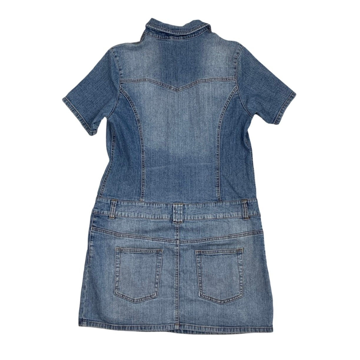 Vintage 'John Baner Jeanswear' Denim Mini Dress S 12 14