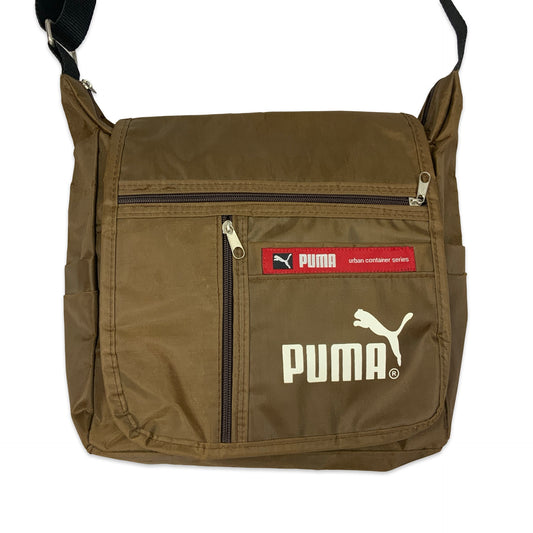 Y2K Brown Puma Cross Body Bag