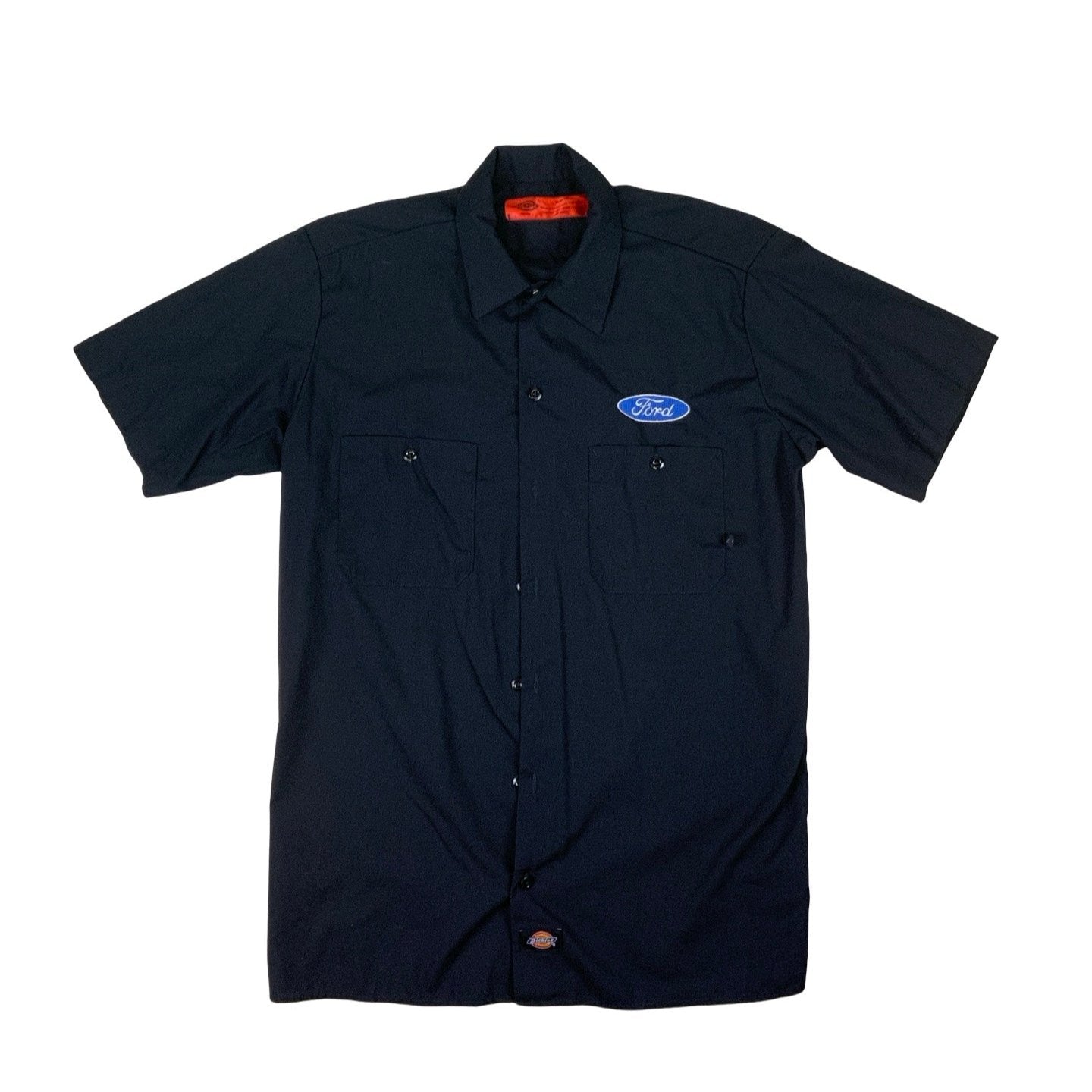 Vintage Dickies Ford Black Work Wear Shirt S M