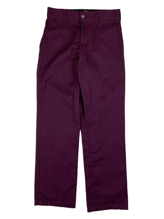 Dickies Skateboarding Burgundy Work Wear Trousers 30W 30L