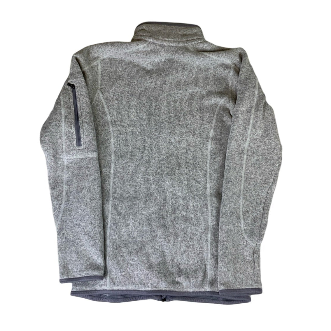 Grey Patagonia Zip-up Fleece XS