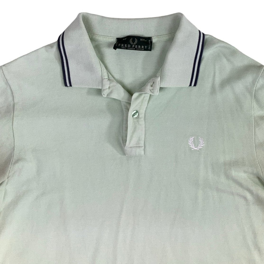 Vintage Lime Green Fred Perry Preppy Polo Shirt S M