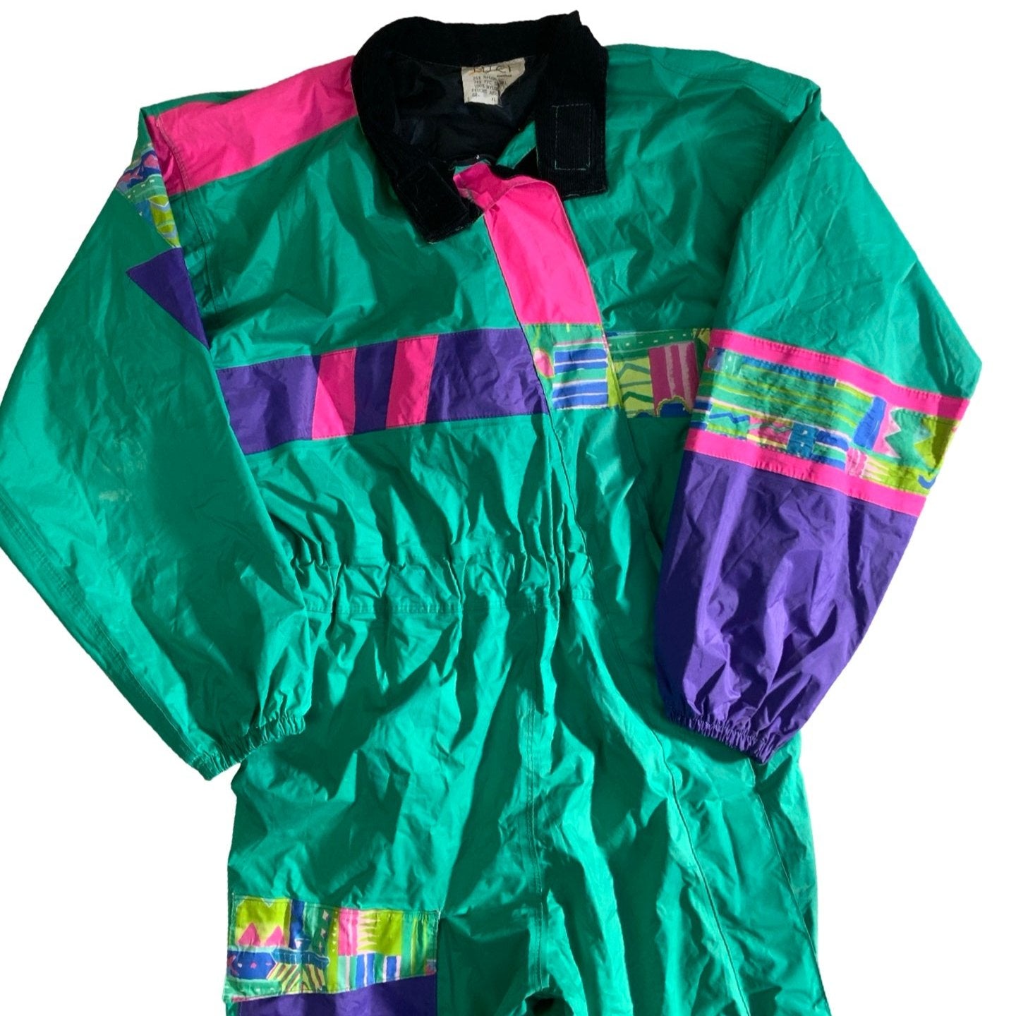 Vintage 90s Asci Rainwear Packer Ski Stuit PVC Overalls XXXL