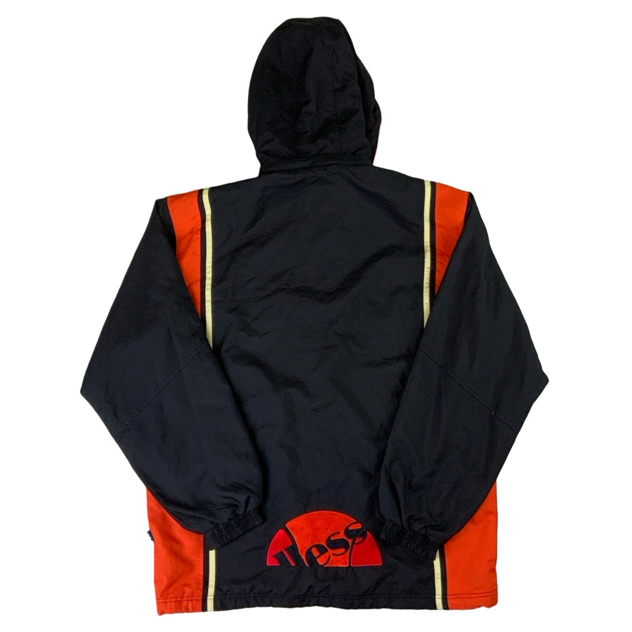 Vintage Ellesse Navy & Orange Sports Jacket L XL