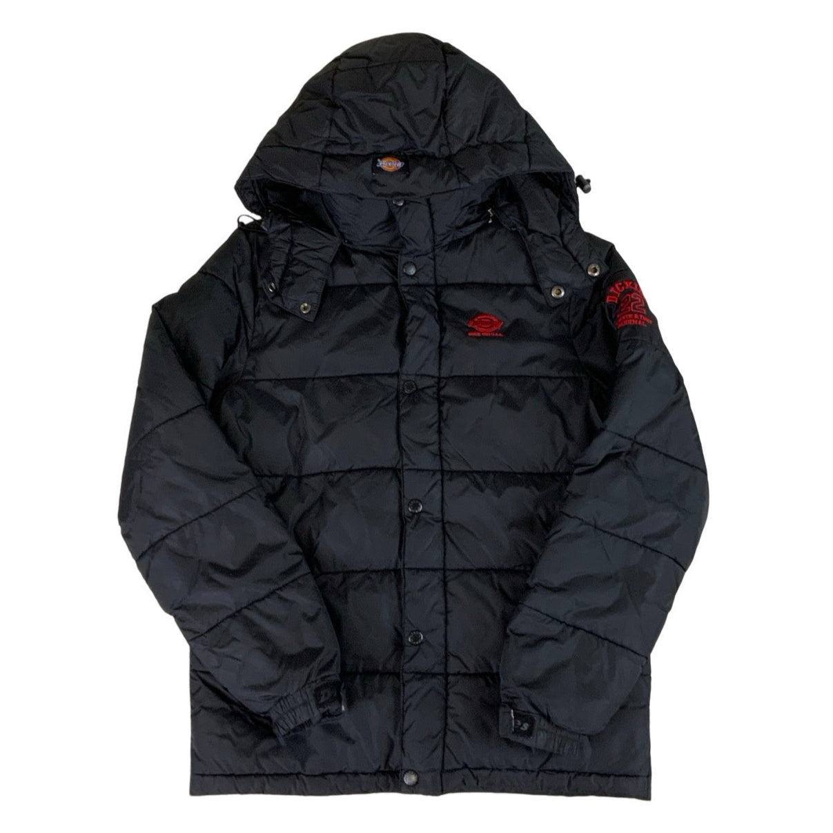 Black Dickies Insulated Puffer Jacket XS S